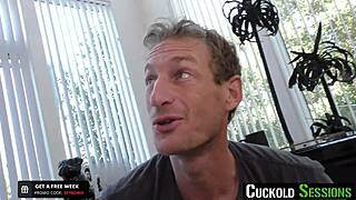 Big Tittied Blonde Wife Fucks Four Men In Cuckold Session