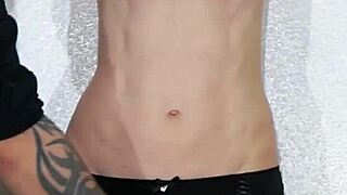 Redhead Milf Submissive Bound in Bondage with Fucking Machine Nipple Clamps and Rough Whipping Leading to Shaved Wet Pussy Squirting Orgasm