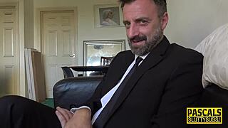 dominated sub throats deep!