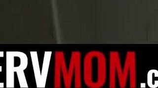 stepmom in sexy lingerie lauren phillips gets a special gift from her horny stepson.