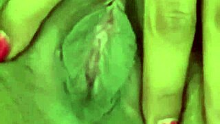 Fingering my juicy virgin chocolate pussy until I scream and cream.