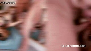 I get banged in 8on2 gangbang with facials and swallows