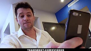 Teamskeet - hot nurse ella knox titfucks stepdad