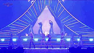 Intriguing concert by born pink blink with asian japanese vibes