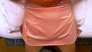 Young Student Invites Stepmom to Room, They Don't Stop at Caresses!