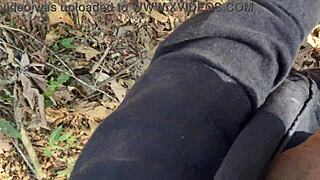 Sex in the park with a married fan