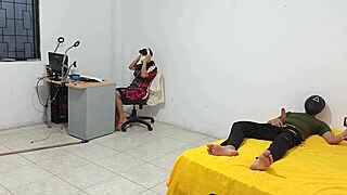 Step sister watches me masturbate right in front of her