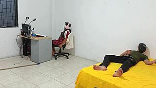 Step sister watches me masturbate right in front of her