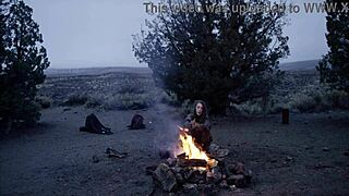 Fantasy Bare Maidens Cum At Campfire.