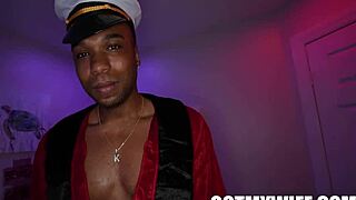 halloween hedonism official egypts husband watches as she enjoys her first big black cock with kaby snow