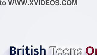 British Teen 18+ SUCKS DICK and GETS FUCKED Hard