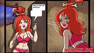 in the flintstones cartoon, he fucks the hottie maid.