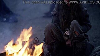 Fantasy Bare Maidens Cum At Campfire.