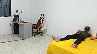 Step sister watches me masturbate right in front of her