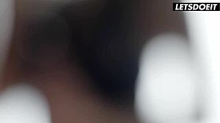 babes in stockings share morning lesbian moments