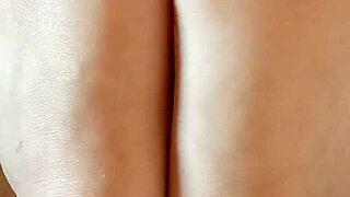 Greta has put beautiful nail polish on her toenails in her homemade video