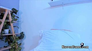 juicy latina teen fucks wet horny pussy hard