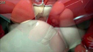 Lina-Mila Gets Fucked in Tight Catsuit