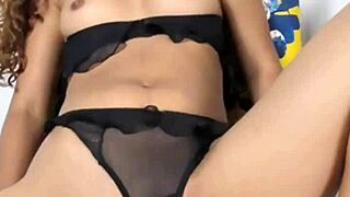 Female Masturbation On The Sofa.