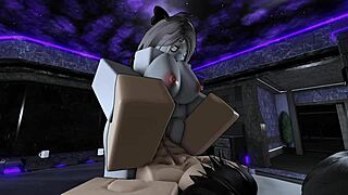 my slutty friend asks me to fuck her hard and i end up with a creampie inside of her pussy on roblox