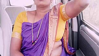 house maid dirty talks during car sex 😏