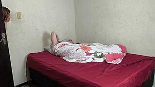 gave blowjob to stepson's big cock