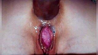 Real wet anal orgasm for mature housewife