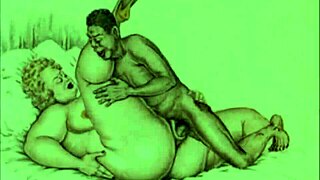 bold vintage erotic drawings of hairy antique scenes