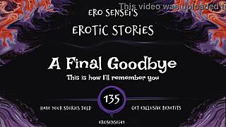 bittersweet final goodbye in erotic audio for women