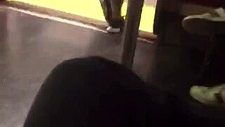 saw big ass girl on train