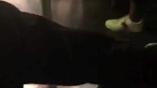 saw big ass girl on train