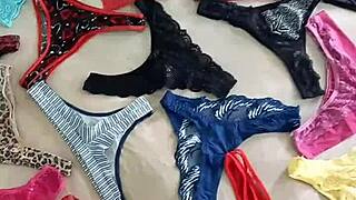Exploring my complete collection of 72 panties in the USA