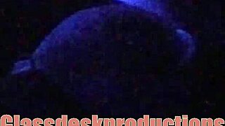 Wow, The Black Light Secret Model Is Dripping Wet Backstage!