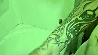 I rub my cock in the shower