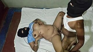 indian college couple having passionate sex