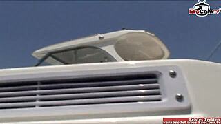 bbc pick up a black haired slut with small tits for sex