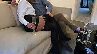 the secretary roleplay starts with oral teasing