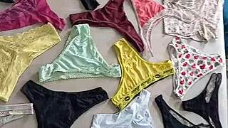 Exploring my complete collection of 72 panties in the USA