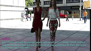 a wife and stepmother are playing a game together