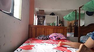 brunette milf mother-in-law obeys stepson commands in taboo homemade fantasy at husband's house