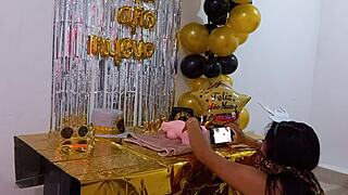 Hot Stepsister Gets Fucked On Birthday As Doll.