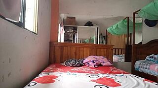 brunette milf mother-in-law obeys stepson commands in taboo homemade fantasy at husband's house