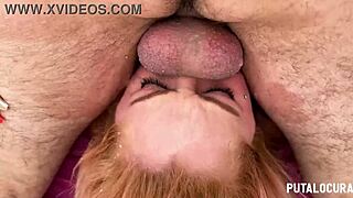 putalocura - trío con bofetadas y garganta profunda de milf espectacular angie babydoll