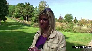 two boys seduce stranger girl to fuck in park for money