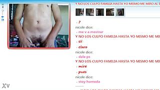 Chico on webcam msn, chatting about life and fun times