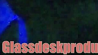 Wow, The Black Light Secret Model Is Dripping Wet Backstage!