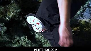 Big Vince bullies petite Roxy Risingstar intensely