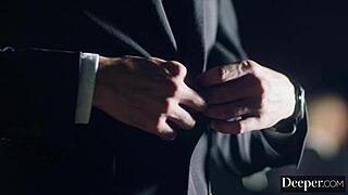 Deeper latex-clad submissive CHANEL CAMRYN yearns to be DOMINATED in PUBLIC