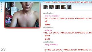 Chico on webcam msn, chatting about life and fun times