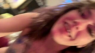 Why Does This Tatted Emo Beauty Take Backshots And Submit?